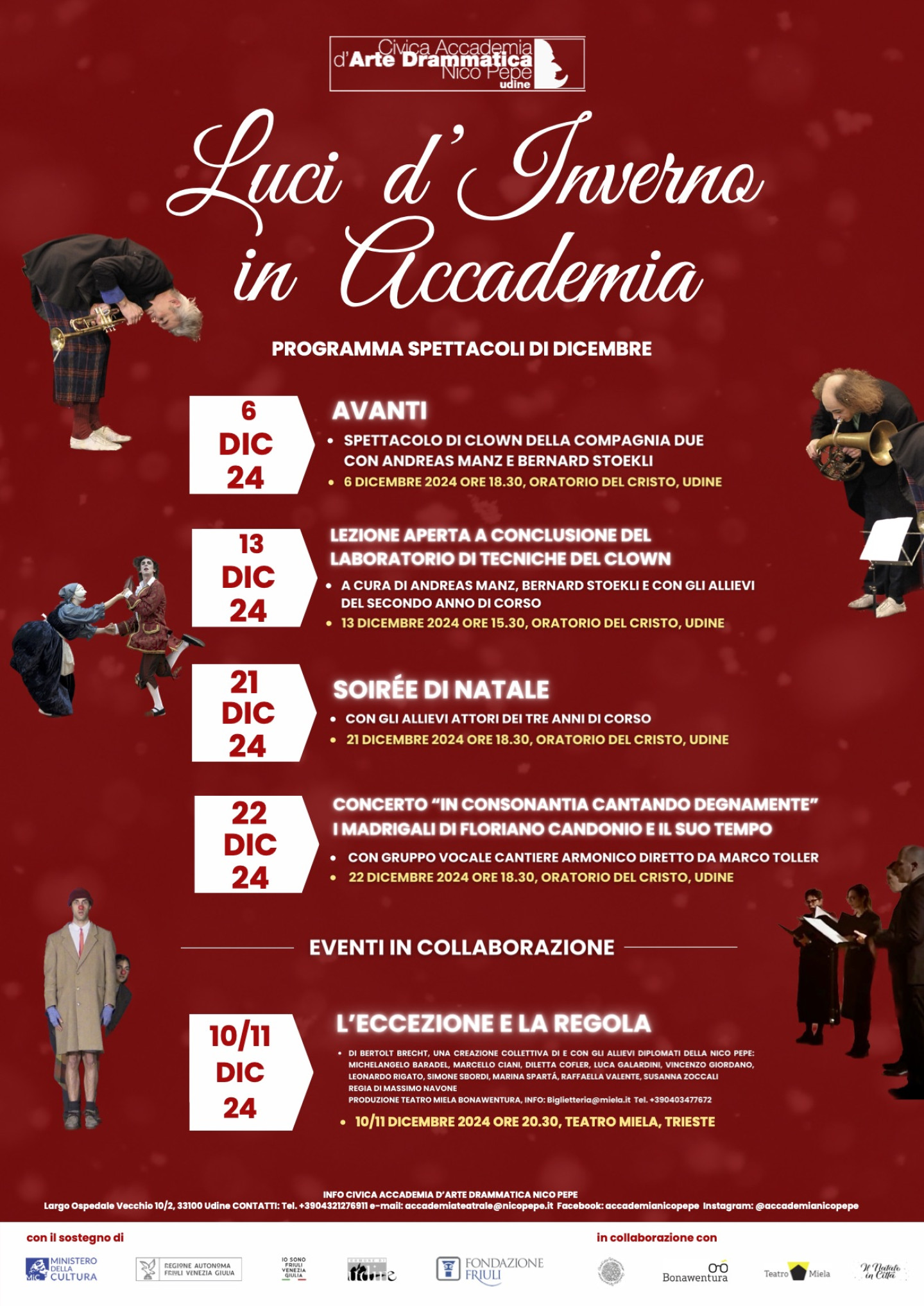 Locandina Luci d’Inverno in accademia