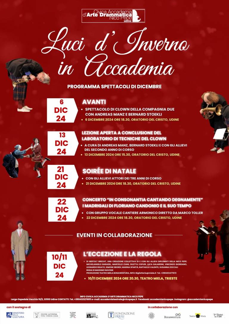 Locandina Luci d’Inverno in accademia